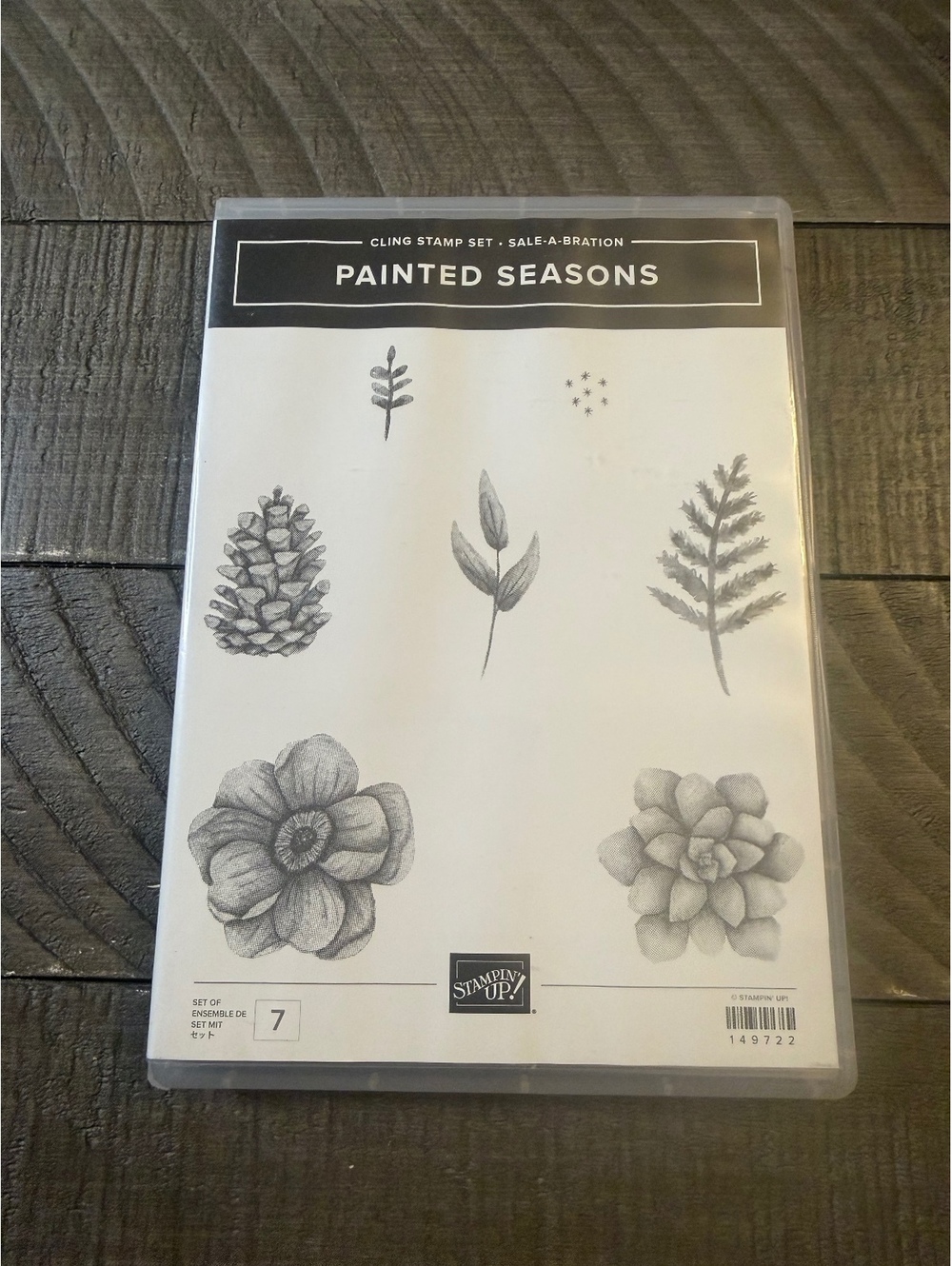 Stampin’ Up Painted Seasons stamp set and Four Seasons die cut set